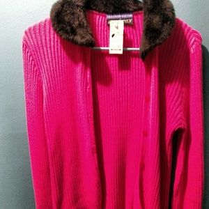 Absolutely Creative Cotton NWT Pink  Sweater